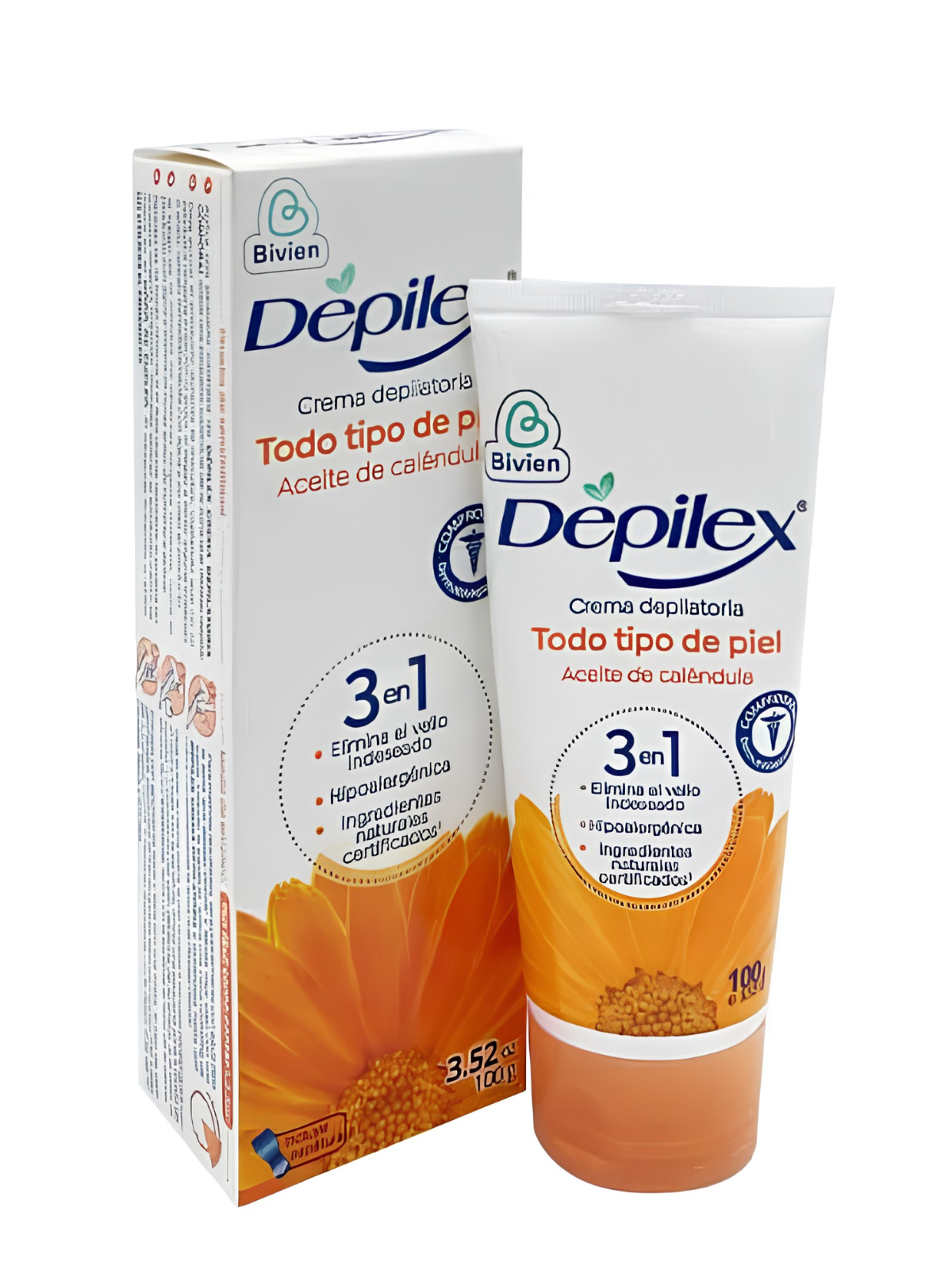 CREMA DEPILADORA TODO TIPO CALENDULA X 100G DEPILEX