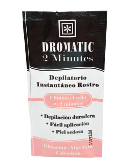 CREMA DEPILATORIA FACIAL 2 MINUTOS SOBRE X 12 ML DROMATIC