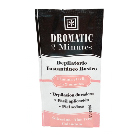 CREMA DEPILATORIA FACIAL 2 MINUTOS SOBRE X 12 ML DROMATIC