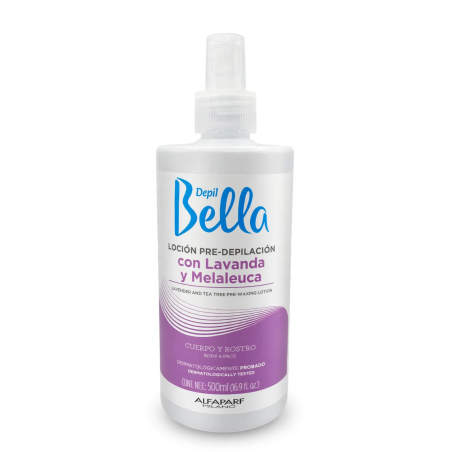 LOCION PRE DEPILACION LAVANDA Y MELALEUCA X 500 DEPIL BELLA