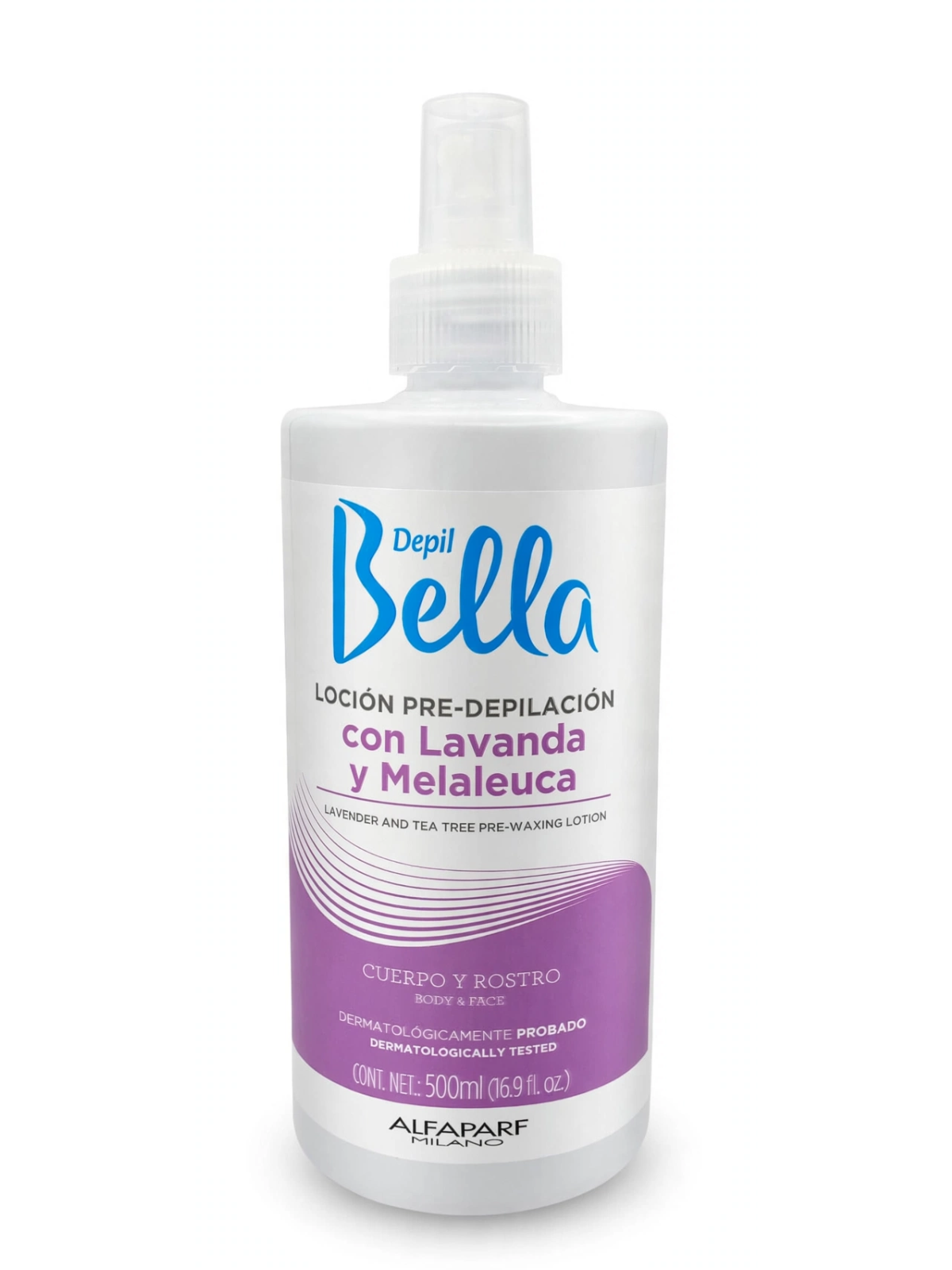 LOCION PRE DEPILACION LAVANDA Y MELALEUCA X 500 DEPIL BELLA