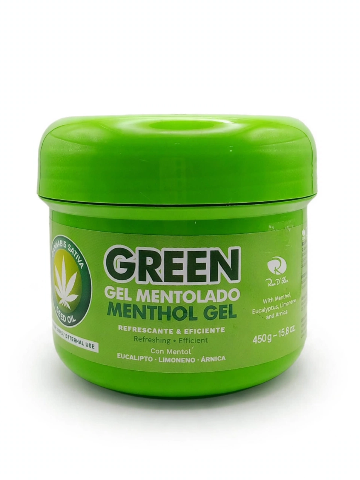 GEL MENTOLADO GREEN X 450 G ROSS D ELEN