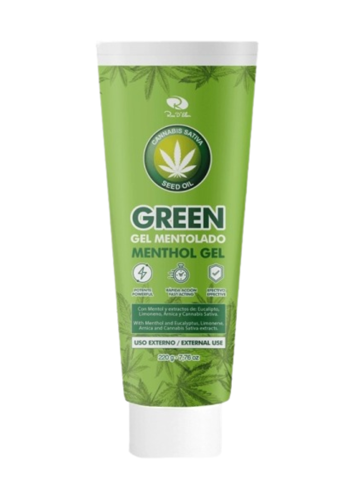 GEL MENTOLADO GREEN X 220 G ROSS D ELEN