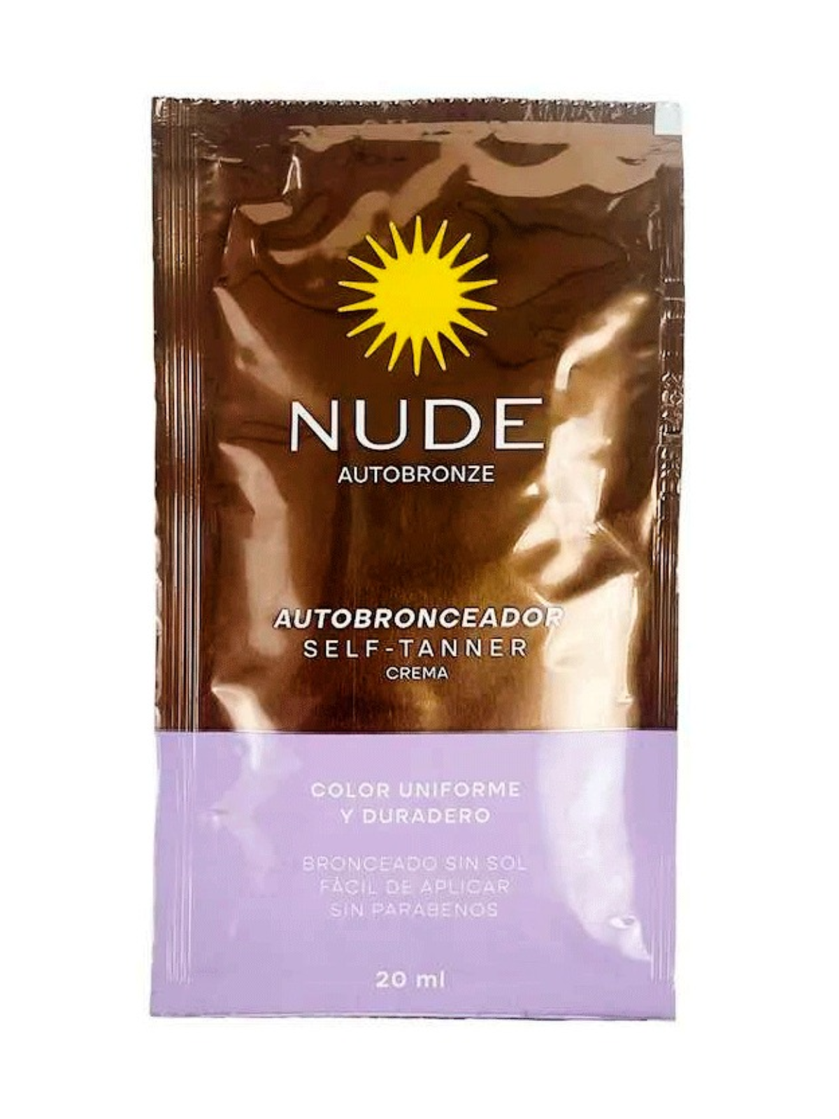 AUTOBRONCEADOR CREMA NUDE SOBRE X 20 ML VITU