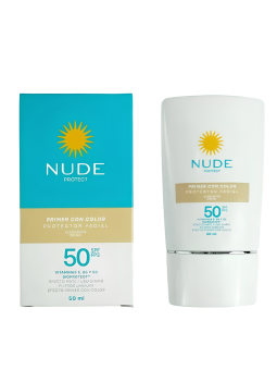 BLOQUEADOR NUDE CREMA COLOR FACIAL FPS 50 X 50 ML VITU