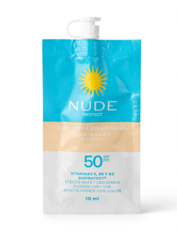 BLOQUEADOR NUDE FACIAL FPS 50 COLOR SOBRE X 10 ML