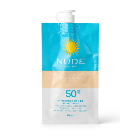 BLOQUEADOR NUDE FACIAL FPS 50 COLOR SOBRE X 10 ML