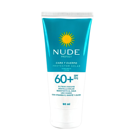 BLOQUEADOR CARA Y CUERPO NUDE SPF 60 X 90 ML