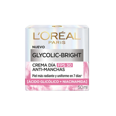 CREMA DIA SPF 30 GLYCOLIC BRIGHT X 50 LOREAL
