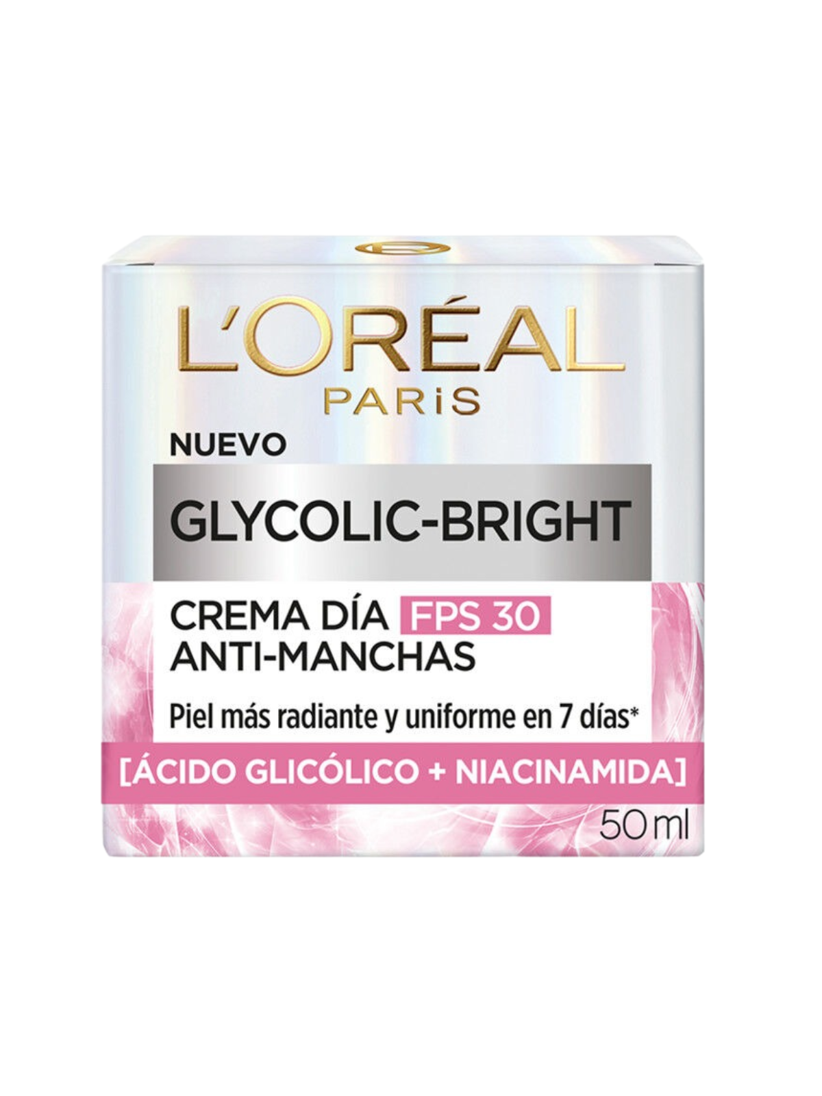 CREMA DIA SPF 30 GLYCOLIC BRIGHT X 50 LOREAL