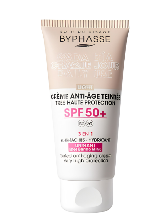 CREMA FACIAL COLOR SPF 50 LIGTH BYPHASSE SAMY