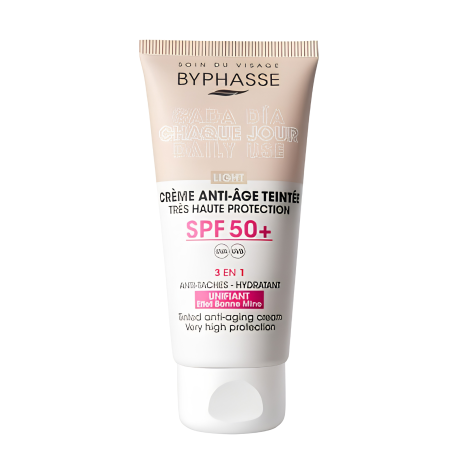 CREMA FACIAL COLOR SPF 50 LIGTH BYPHASSE SAMY