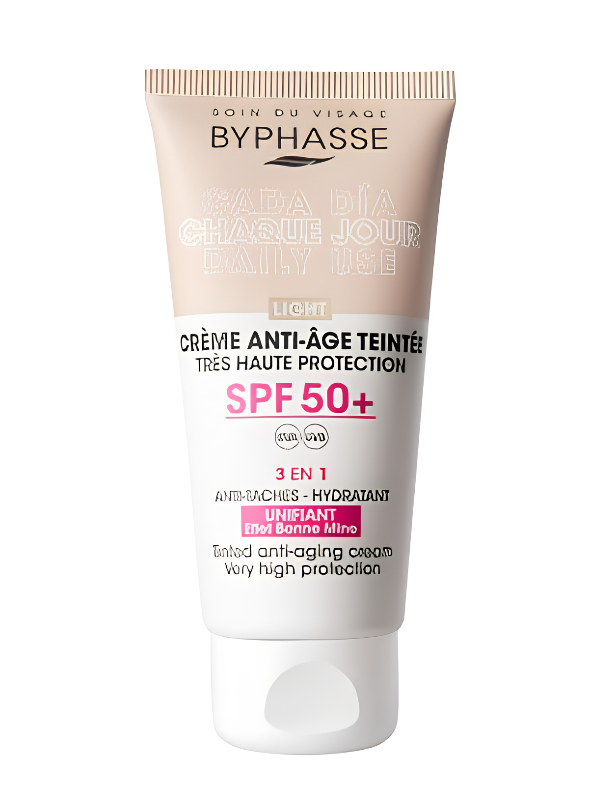 CREMA FACIAL COLOR SPF 50 LIGTH BYPHASSE SAMY