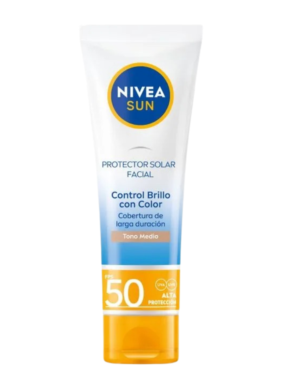 BLOQUEADOR SOLAR FACIAL CONTROL BRILLO COLOR TONO MEDIO FPS 50 X 50ML NIVEA