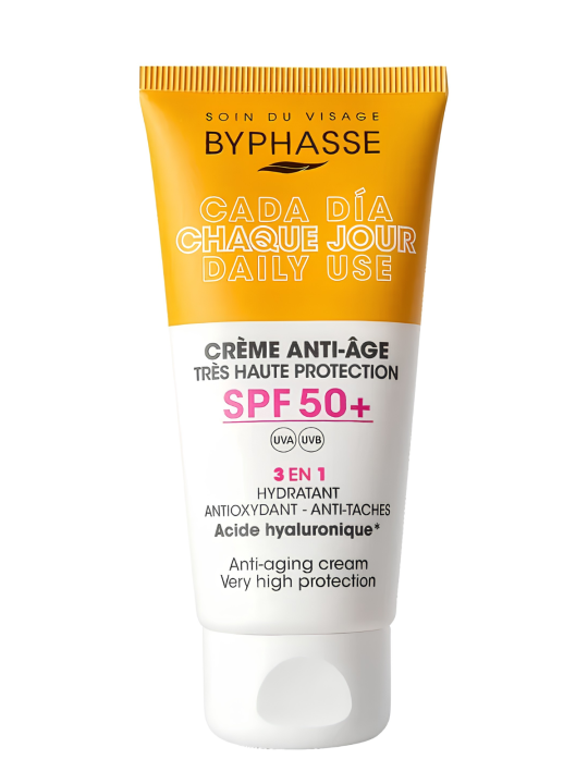 CREMA FACIAL SPF 50 SIN COLOR X 50 ML BYPHASSE SAMY