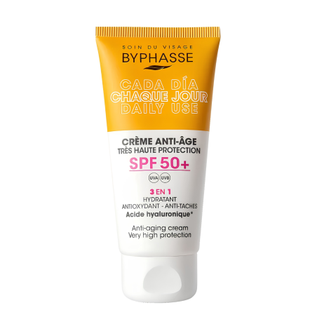 CREMA FACIAL SPF 50 SIN COLOR X 50 ML BYPHASSE SAMY