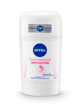 DESODORANTE BARRA ACLARADO NATURAL X 50 GR NIVEA