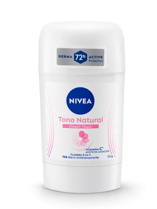 DESODORANTE BARRA ACLARADO NATURAL X 50 GR NIVEA