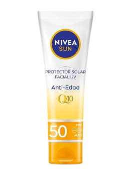 BLOQUEADOR SOLAR FACIAL ANTI EDAD Q10 FPS 50 X 50ML NIVEA