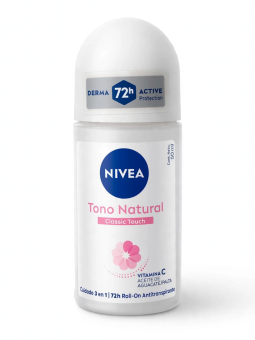 DESODORANTE ACLARADO CLASSIC X 50 ML ROLLON NIVEA