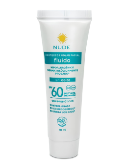 BLOQUEADOR NUDE FACIAL FLUIDO FPS 60 X 10 ML COLAPSIBLE