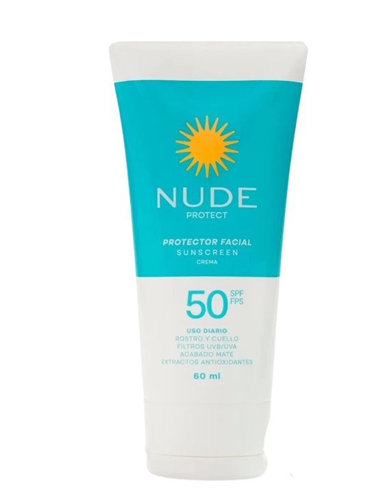 BLOQUEADOR NUDE FACIAL FPS 50 X 60 ML + PROT LABIAL FPS 15 P.E