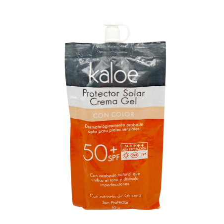 PROTECTOR SOLAR SPF 50+ COLOR SOBRE X 10 GR KALOE