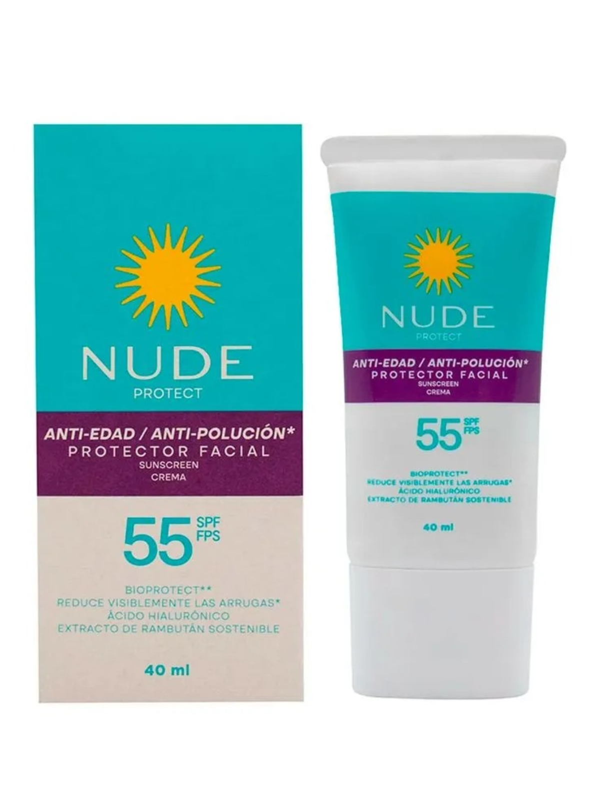 BLOQUEADOR NUDE ANTIEDAD FPS 55 X 40 ML