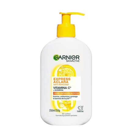 CREMA LIMPIADORA NUTRITIVA EXPRESS ACLARA VIT C X 255 GARNIER