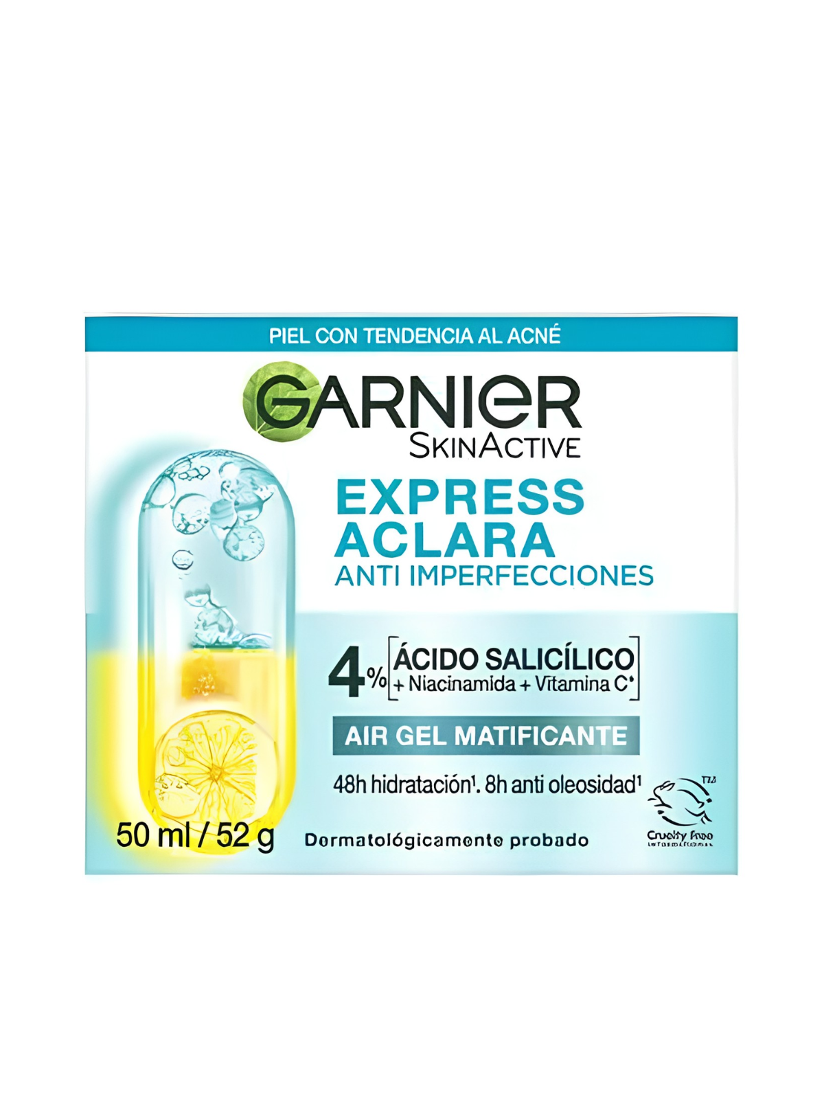 AIR GEL MATIFICANTE EXPRESS ACLARA ANTI-IMPERFECCIONES X 50 ML GARNIER