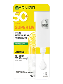 SERUM PROTECTOR SOLAR FPS 50+ ANTI MANCHAS VIT C X 40 ML GARNIER