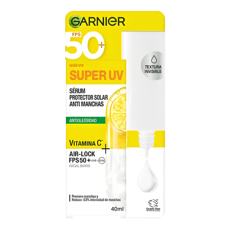 SERUM PROTECTOR SOLAR FPS 50+ ANTI MANCHAS VIT C X 40 ML GARNIER
