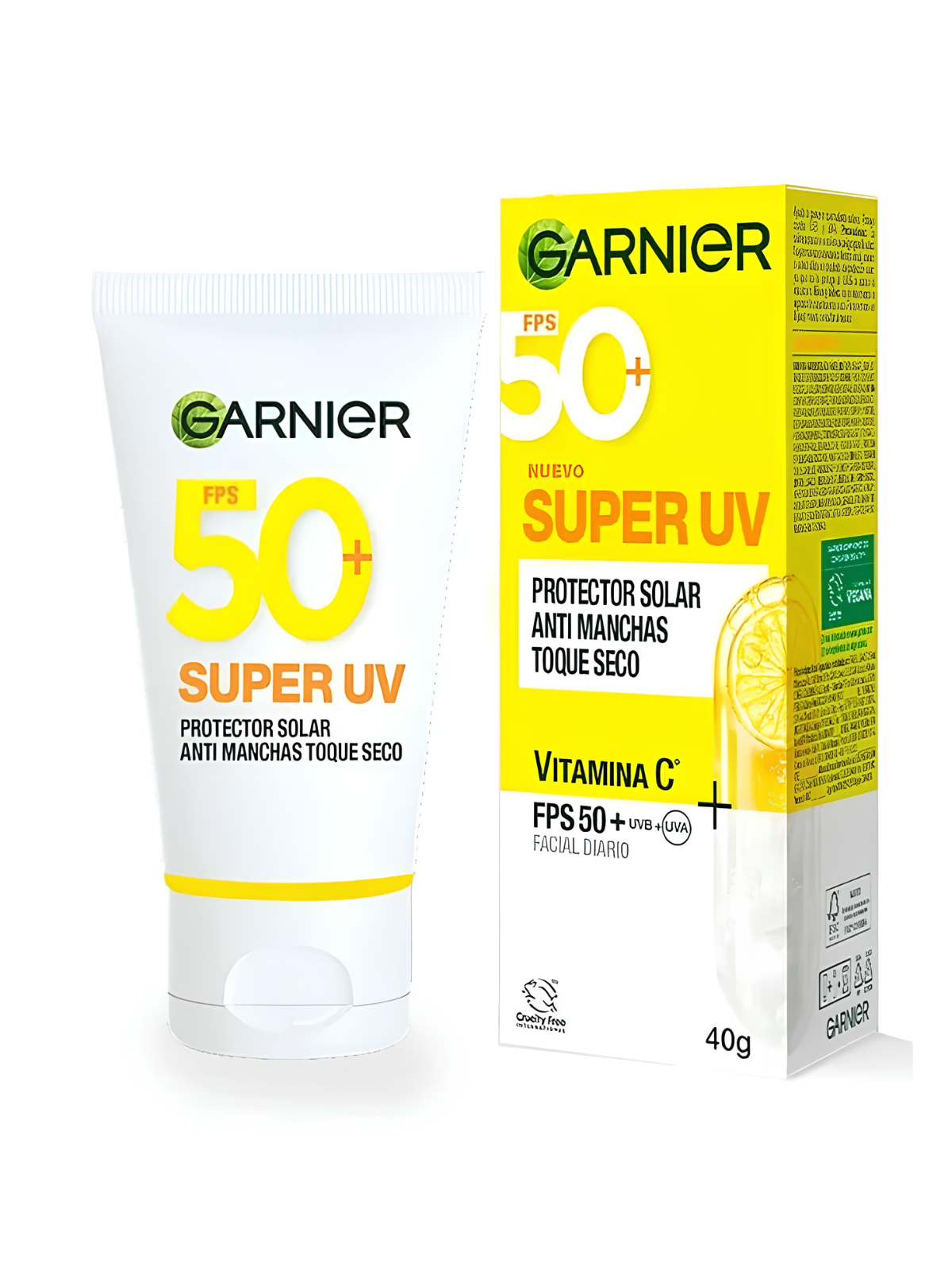 PROTECTOR SOLAR FPS 50 ANTI MANCHAS VIT C X 40 ML GARNIER