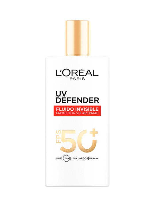 UV DEFENDER FLUIDO FPS 50+ CON COLOR-MEDIO X 40 GR LOREAL