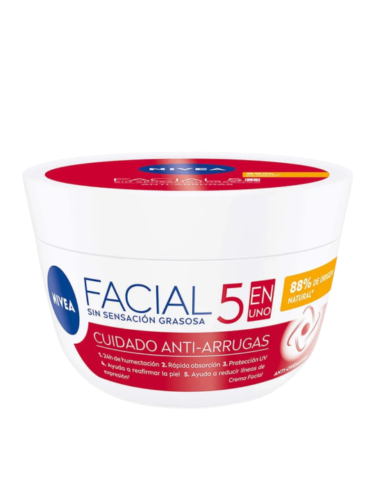 CREMA FACIAL ANTI-ARRUGAS 5 EN 1 X 100 ML NIVEA