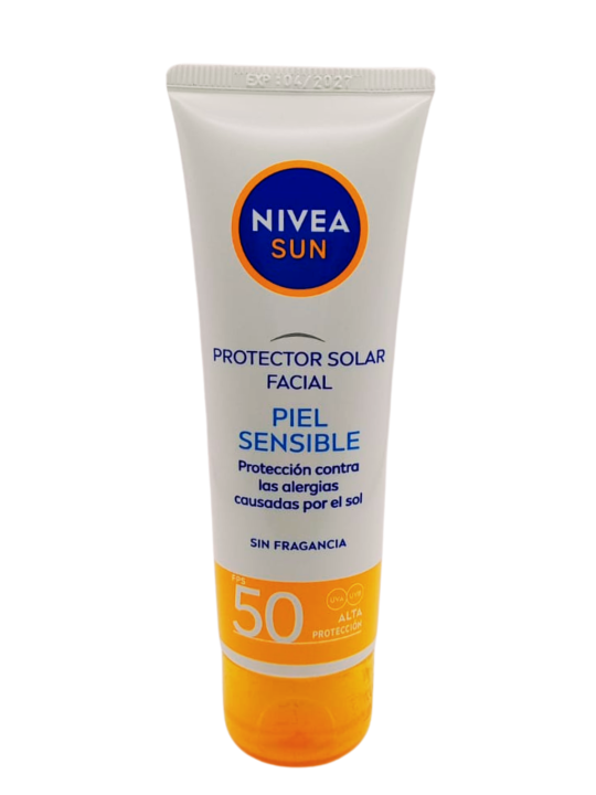 BLOQUEADOR SOLAR FACIAL PIEL SENSIBLE FPS 50 X 50 ML NIVEA