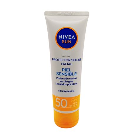 BLOQUEADOR SOLAR FACIAL PIEL SENSIBLE FPS 50 X 50 ML NIVEA