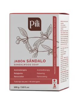 JABON SANDALO X 100 GR PILI