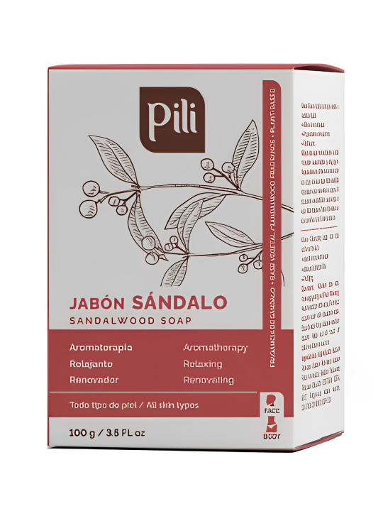 JABON SANDALO X 100 GR PILI