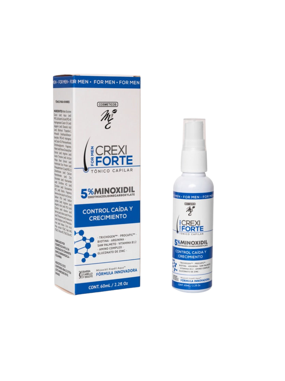 TONICO MINOXIDIL CREXIFORTE X 60 ML MYE