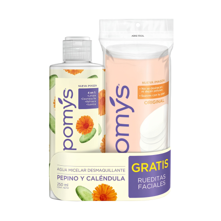 POMYS AGUA MICELAR X 250 + RUEDITAS FAMILIA