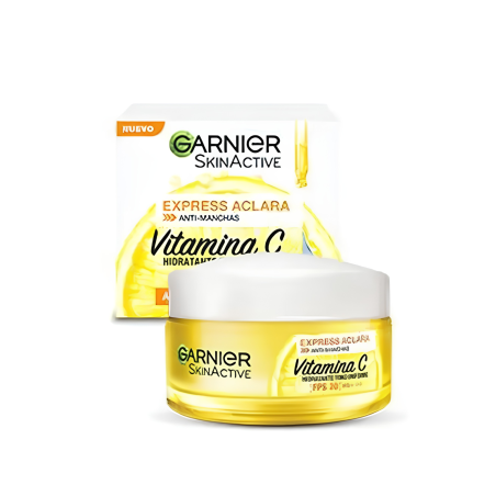 CREMA FACIAL EXPRESS ACLARA VIT C FPS 30 X 50 ML GARNIER
