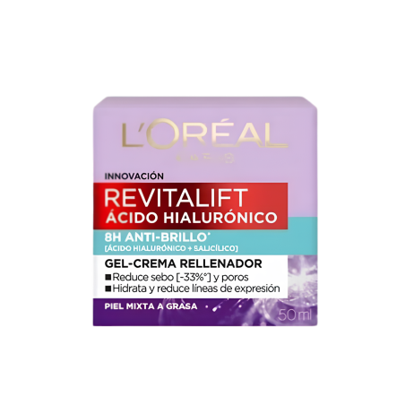 GEL CREMA RELLENADOR REVITALIFT HIALURONICO X 50 ML LOREAL