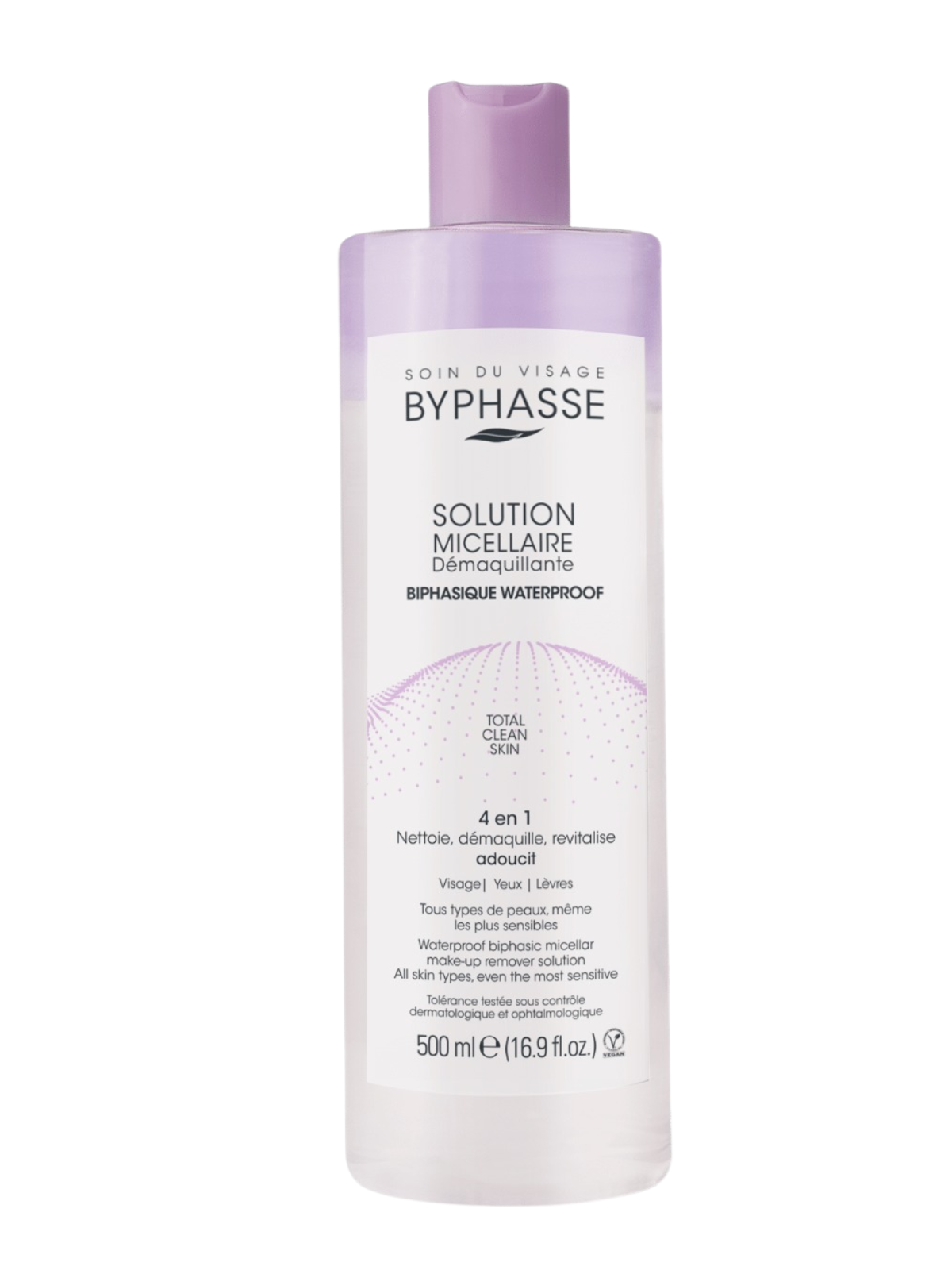 SOLUCION MICELAR BIFASICA X 500 ML BYPHASSE SAMY