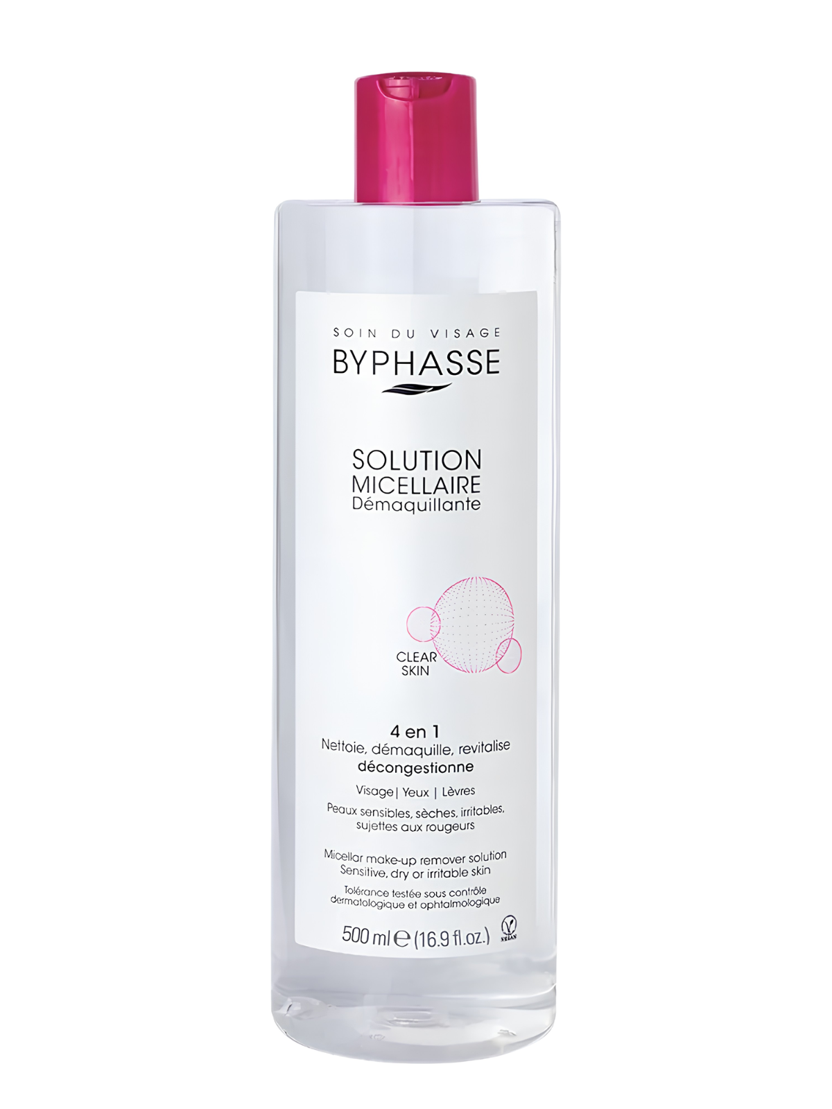 SOLUCION MICELAR PIEL SENSIBLE X 500 ML BYPHASSE SAMY