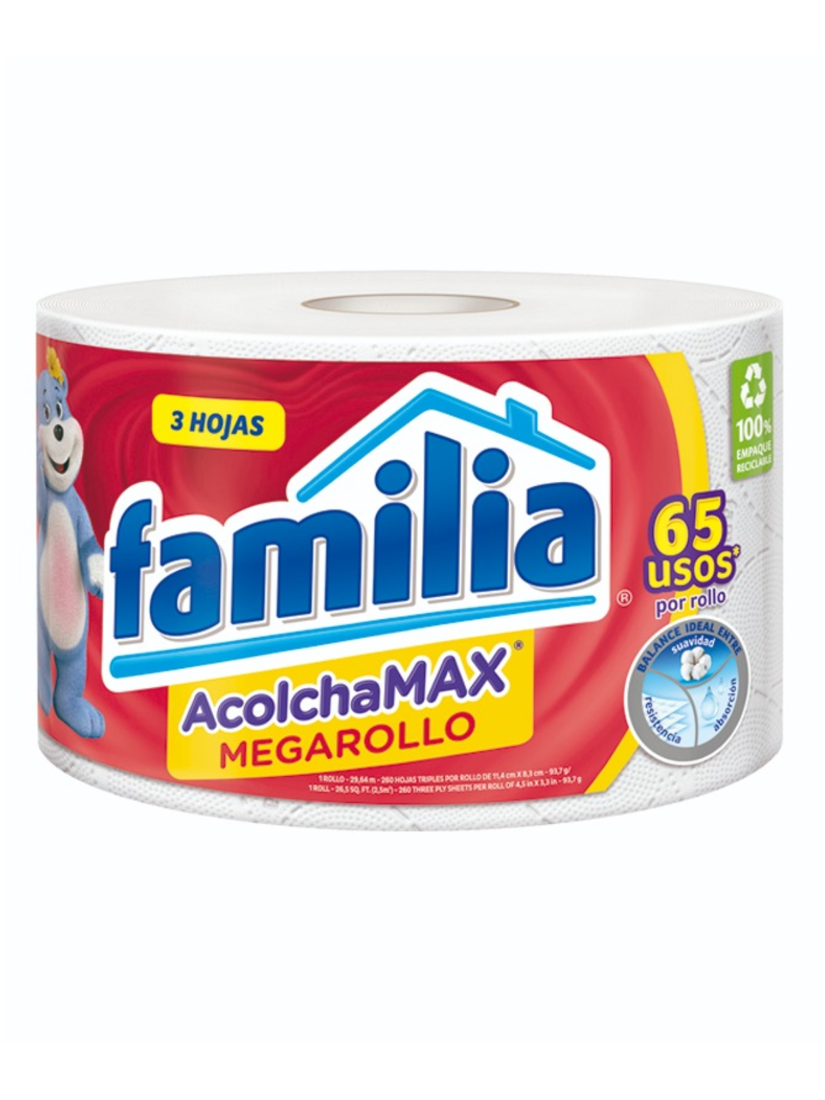 PAPEL HIGIENICO MEGA ROLLO FAMILIA