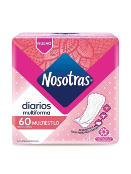 PROTECTOR DIARIO MULTIESTILO X 60 NOSOTRAS