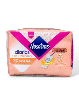 PROTECTORES DIARIOS PRO-DEFENSE V X 20 NOSOTRAS