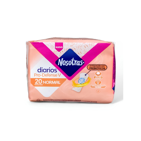 PROTECTORES DIARIOS PRO-DEFENSE V X 20 NOSOTRAS