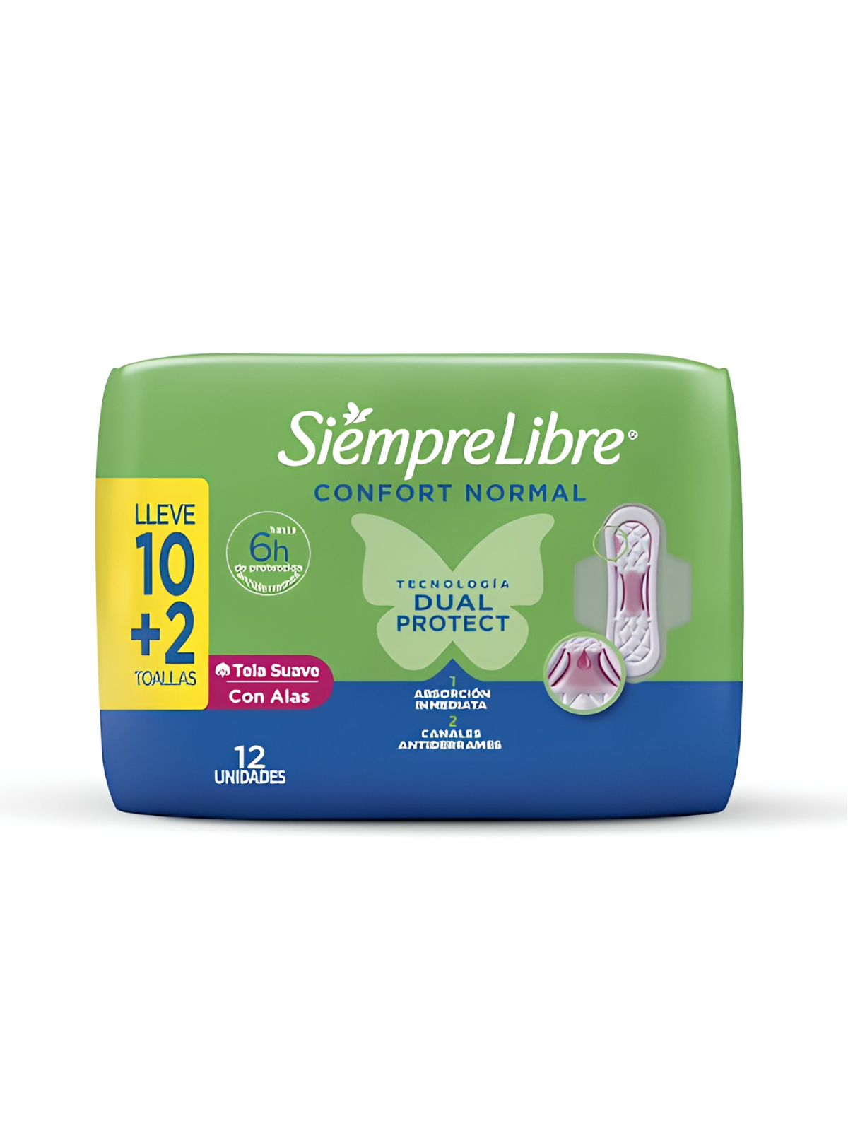 TOALLA HIGIENICA NORMAL CON ALAS X 12 STAYFREE